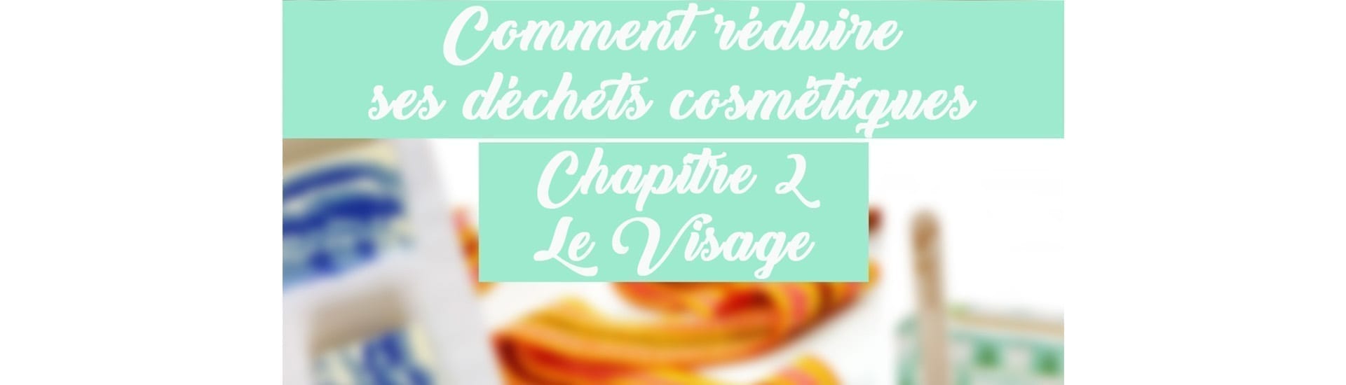 Chapitre 2 : Réduisons nos déchets cosmétiques : le Visage