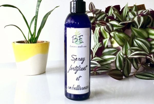 recette cosmétique naturel spray pour cheveux, fortifiant & embellisseur