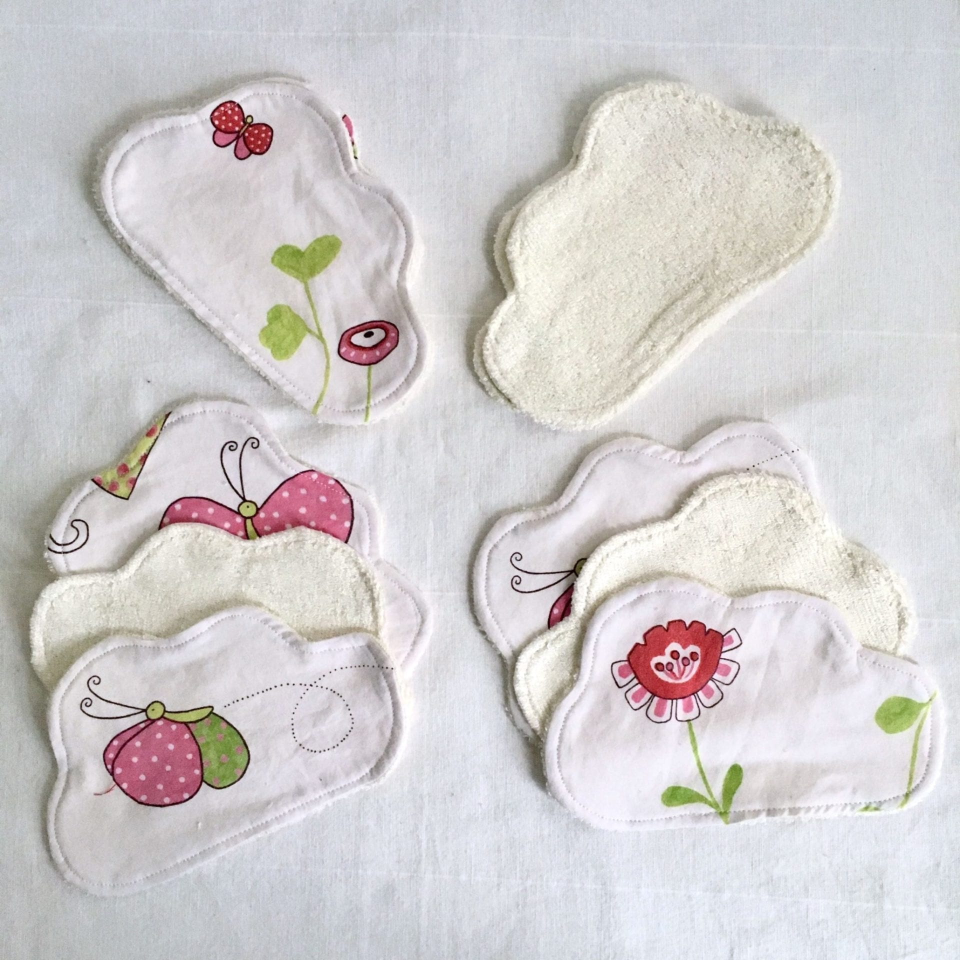 Lingettes lavables Bébé Nuage - Lot de 10 - Be Loves Nature