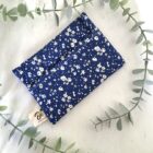 Pochette savon Fleurs bleues