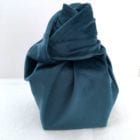 Furoshiki Bleu canard velours