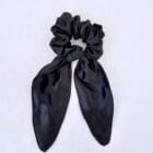 Foulchie long satin noir