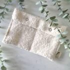 Grande Pochette Imperméable Bouclettes blanches