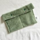 Grande Pochette Imperméable Vert amande