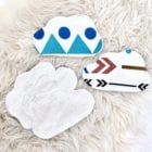 Lingette lavable bébé multi couleurs - lot de 5