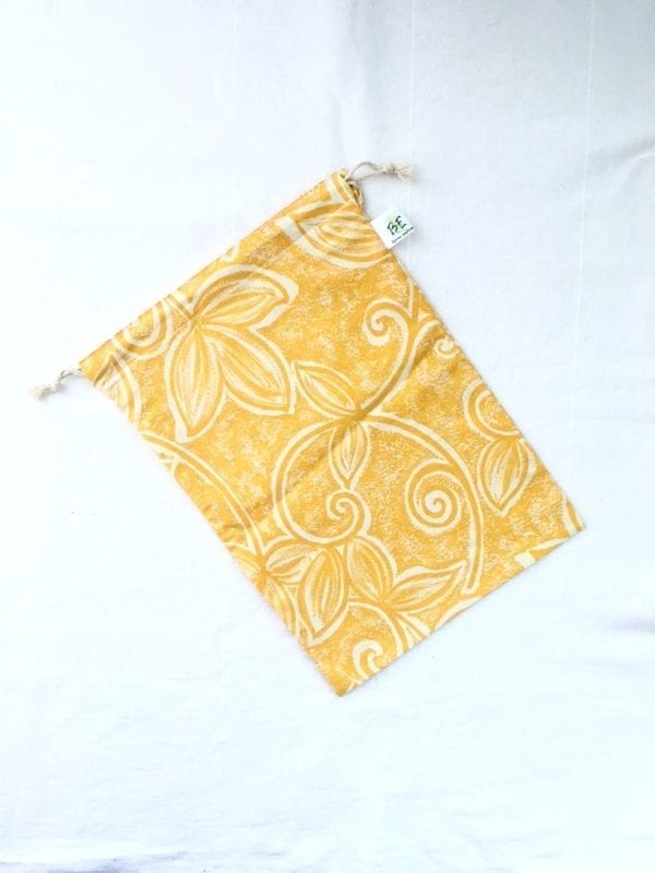 Sac à vrac L Hawaïen Jaune quotidien zero dechet