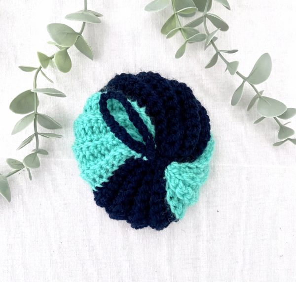 Tawashi boule bleu & turquoise