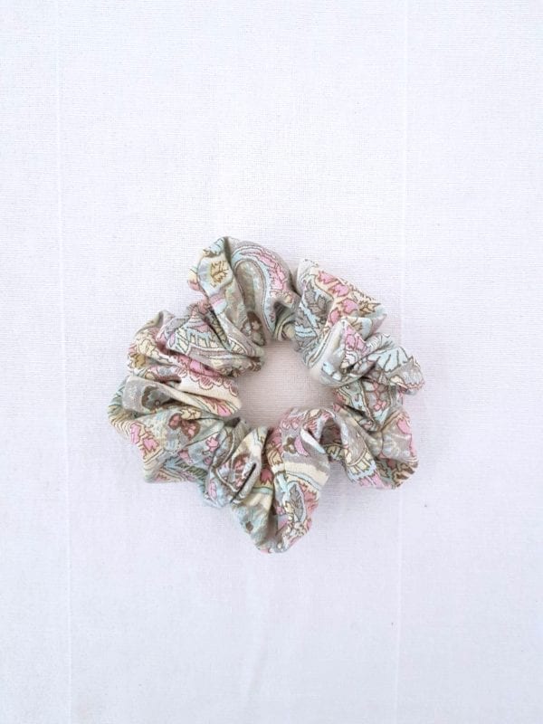 scrunchie chouchou cachemire pastel