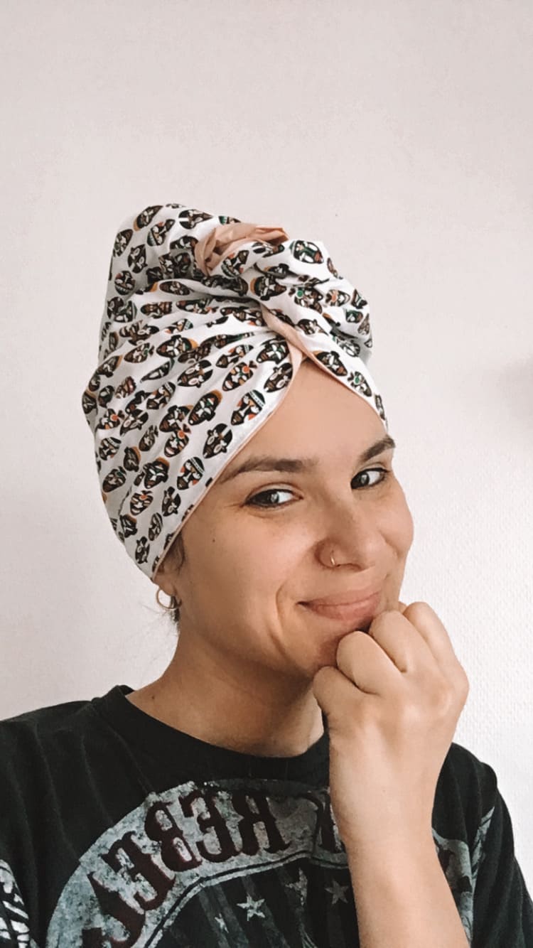 Bonnet de Soin Capillaire Auto-Chauffant / Turban Be Loves Nature