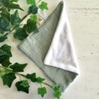 Petite Serviette Visage vert d'eau