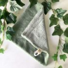Petite serviette visage Vert amande