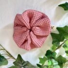 Fleur de Douche nid d'abeille rose
