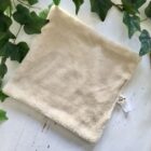 Serviette Visage Double Face Blanc cassé