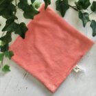 Serviette Visage Double Face Corail