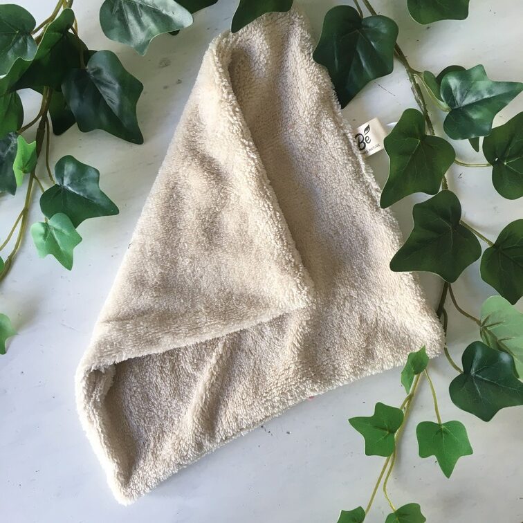 Serviette Visage Double Face Taupe