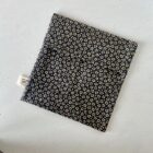 Pochette imperméable culotte menstruelle noir et jaune